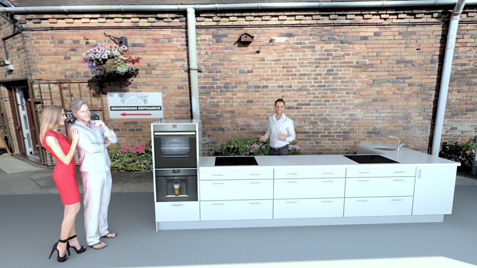 Outdoor Kitchen & Live cooking demo
